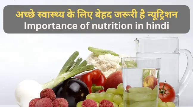 nutrition in hindi