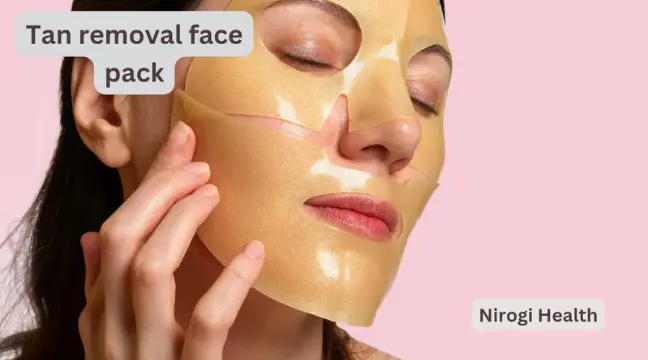 tan removal face pack