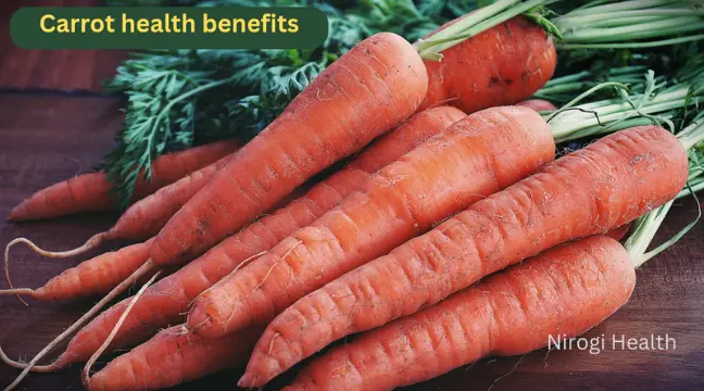 Carrot health benefit